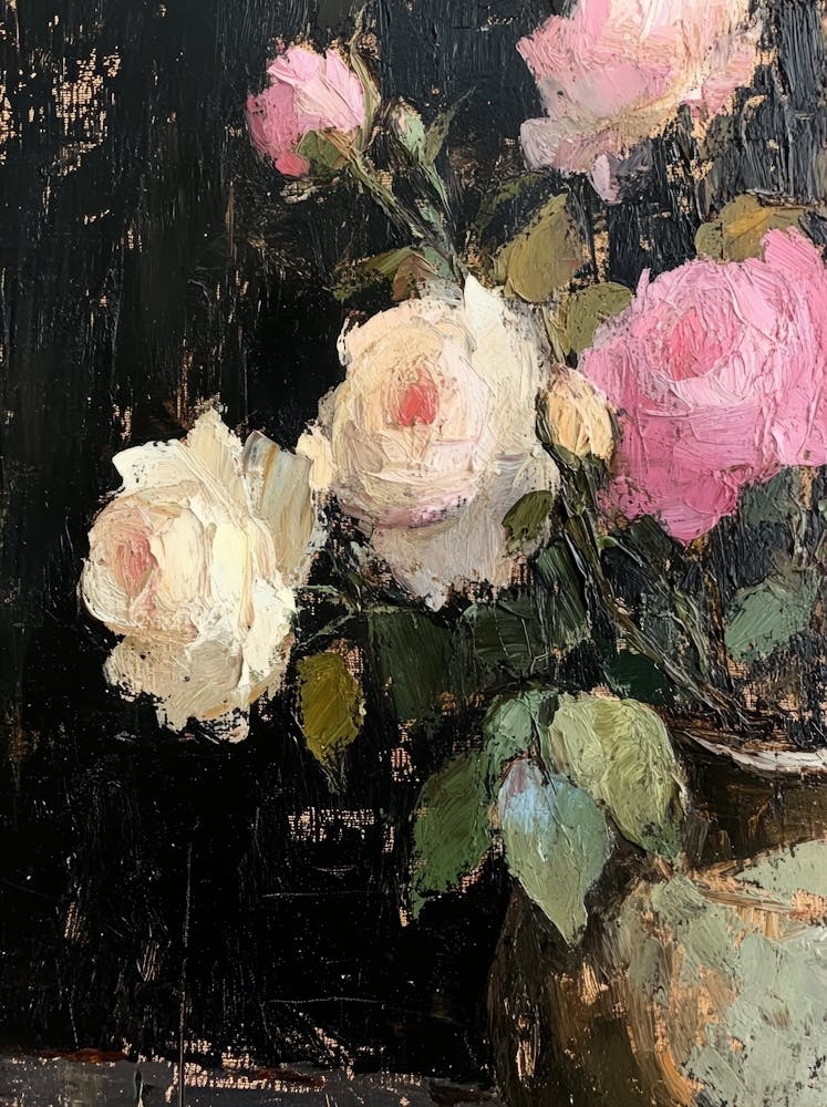 Roses dans un Vase 21