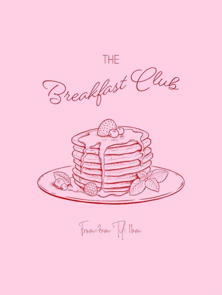 The Breakfast Club - Pink And Red