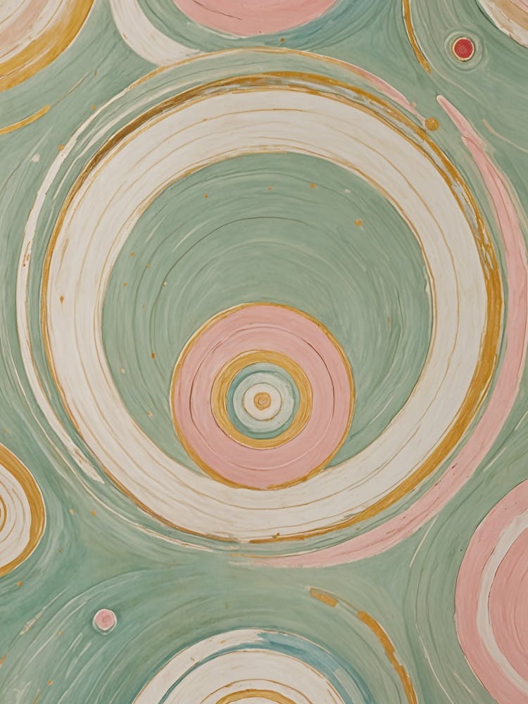 Pastel Circle Swirls
