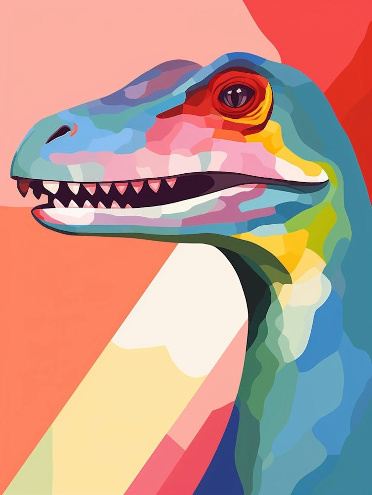 Colourful Dinosaur Rhamphorhynchus 1