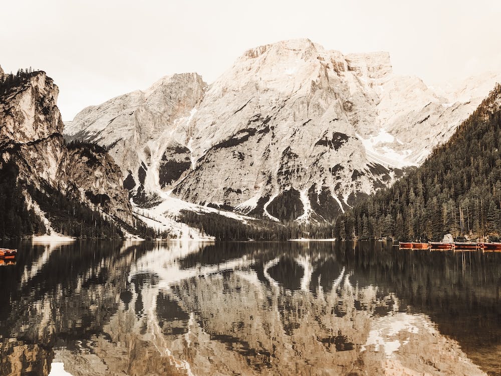 Rustic Mountain Lake
