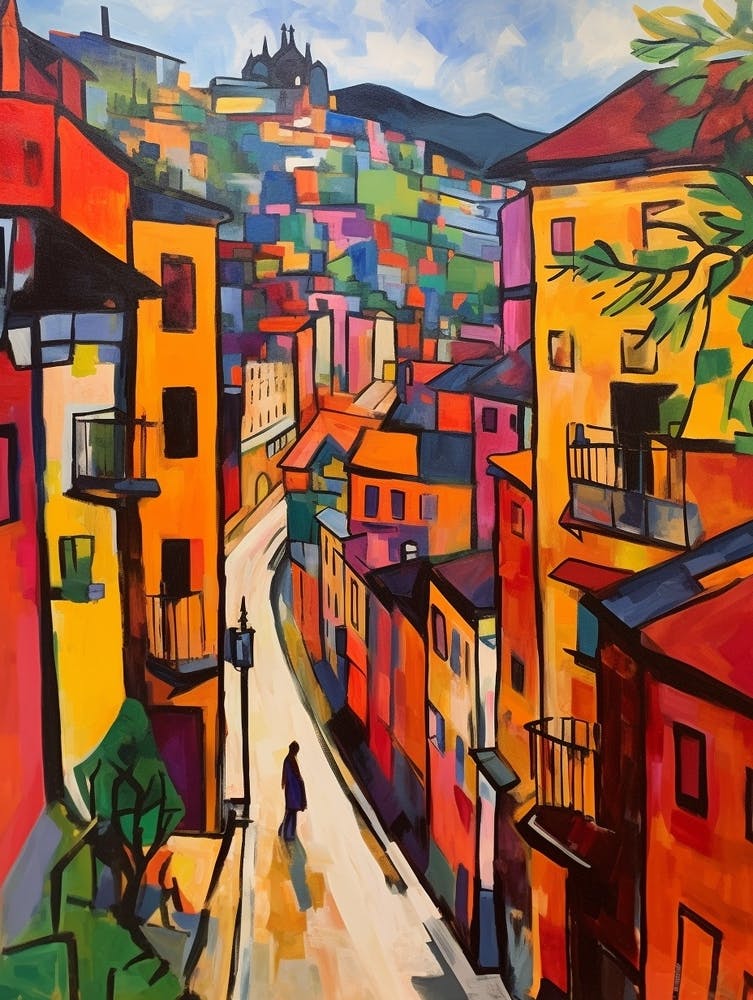 Bilbao Spain 3 Fauvist Painting