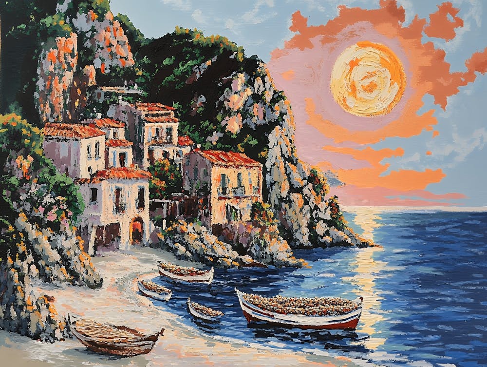 Of A Seaside Village