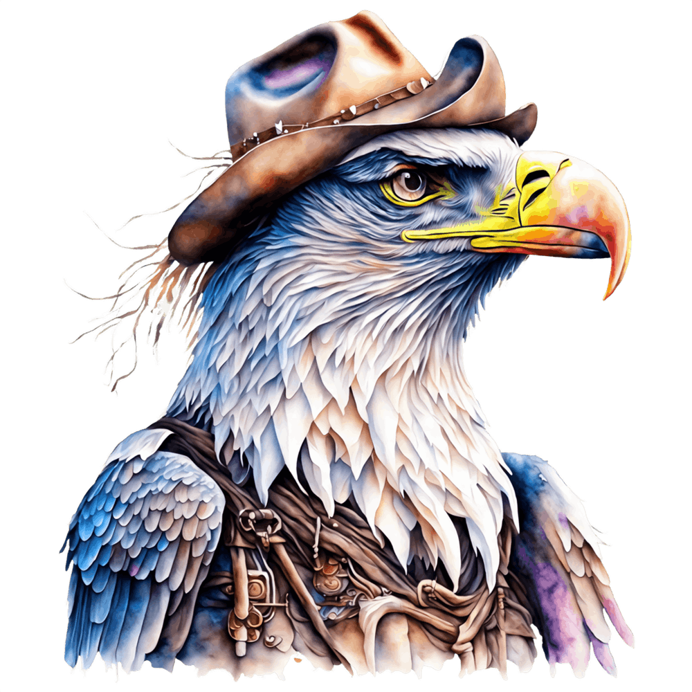Eagle In Cowboy Hat