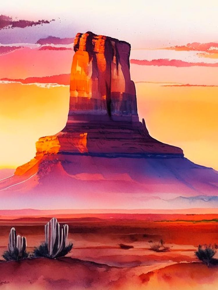 The Monument Valley Watercolour 2