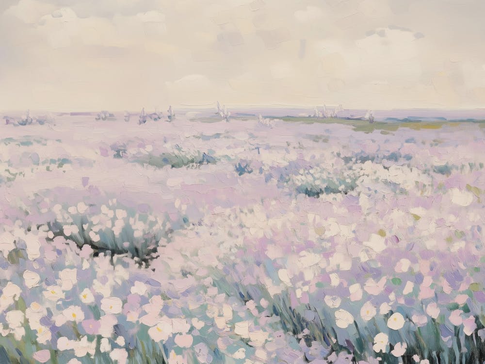 Lavender Field Landscape