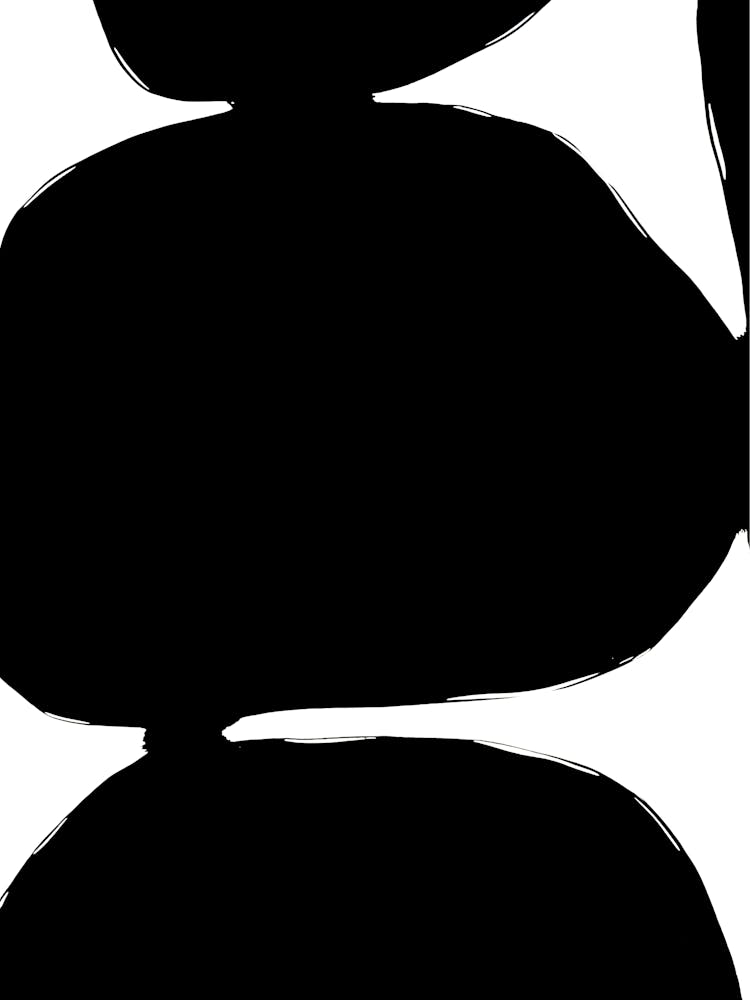 Black And White Rocks