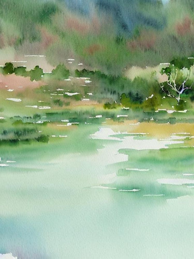 Kakadu National Park Australia Water Colour Poster