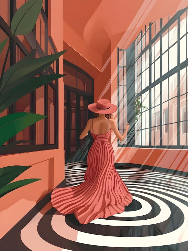 Woman In A Red Dress 1
