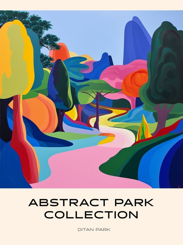 Affiche Collection Parc Abstraite Ditan Park Beijing 1