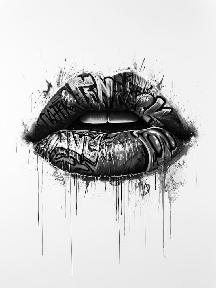 Graffiti Lips 1