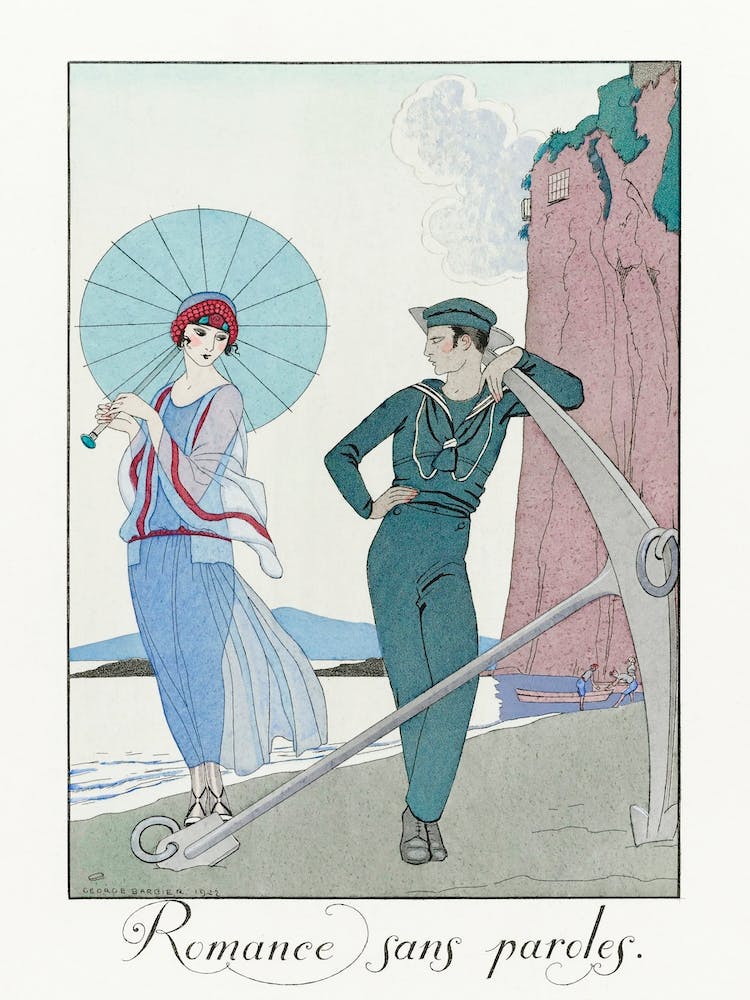 Romance Sans Paroles (1923), George Barbier