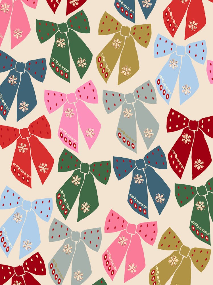 Christmas Bows Coquette