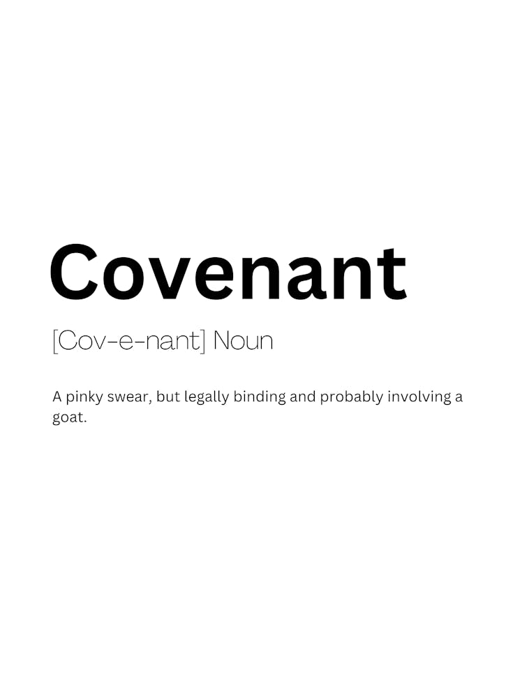 Covenant Definition Meaning