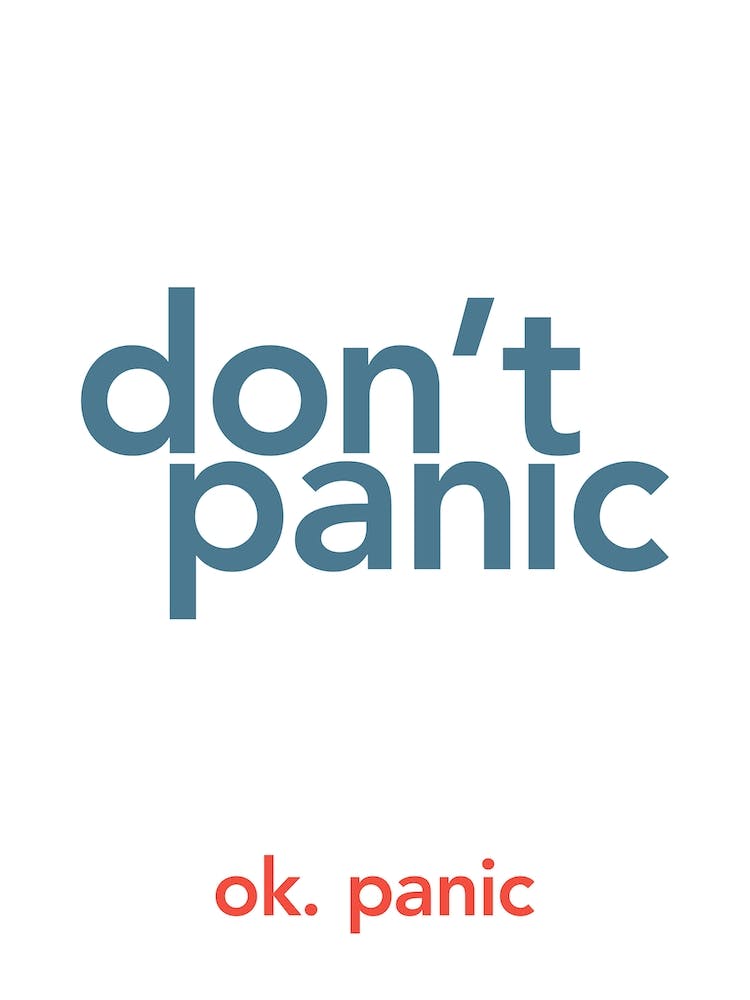 Don't Panic Ok Panic