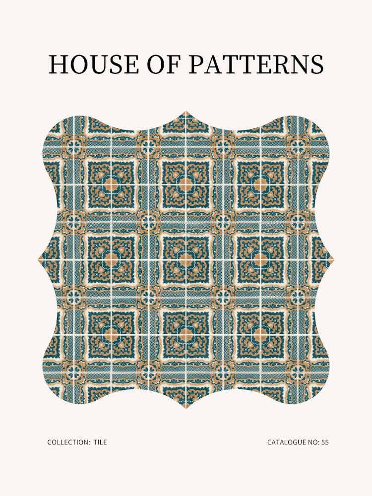 Tile Pattern Poster 56