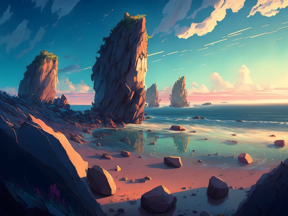 Sunset At The Beach