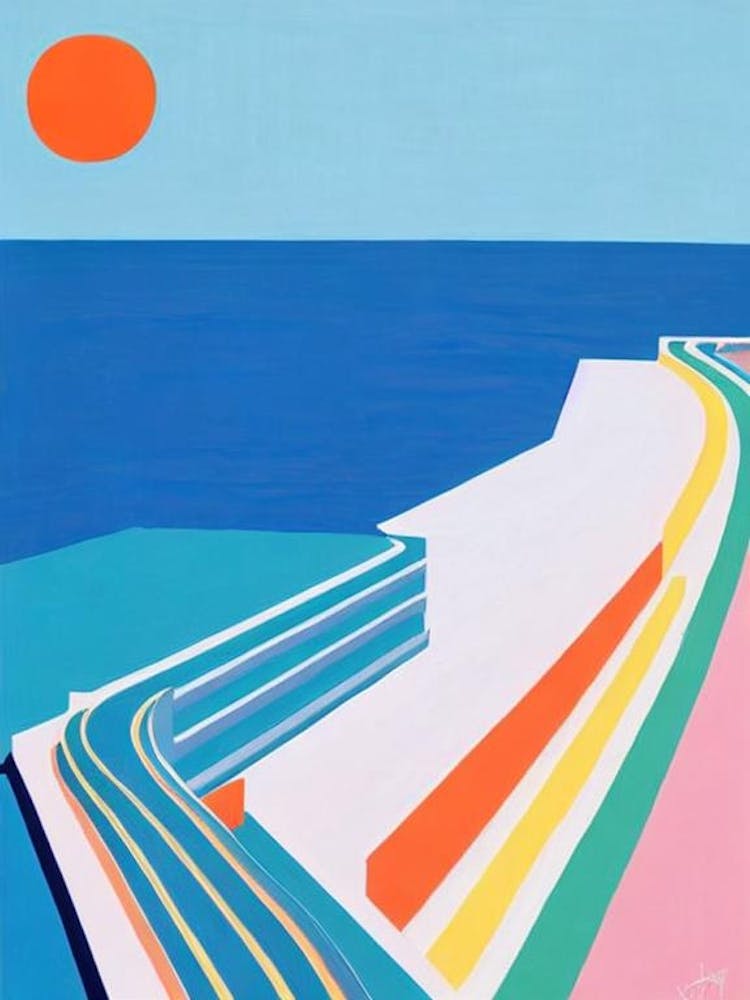 Bondi Beach, Sydney, Australia Modern Colourful