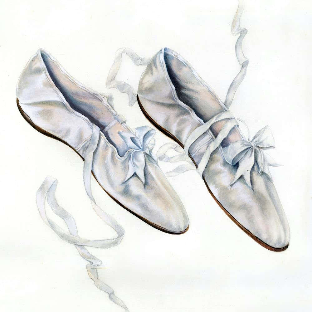 Vintage Ballerina Slippers