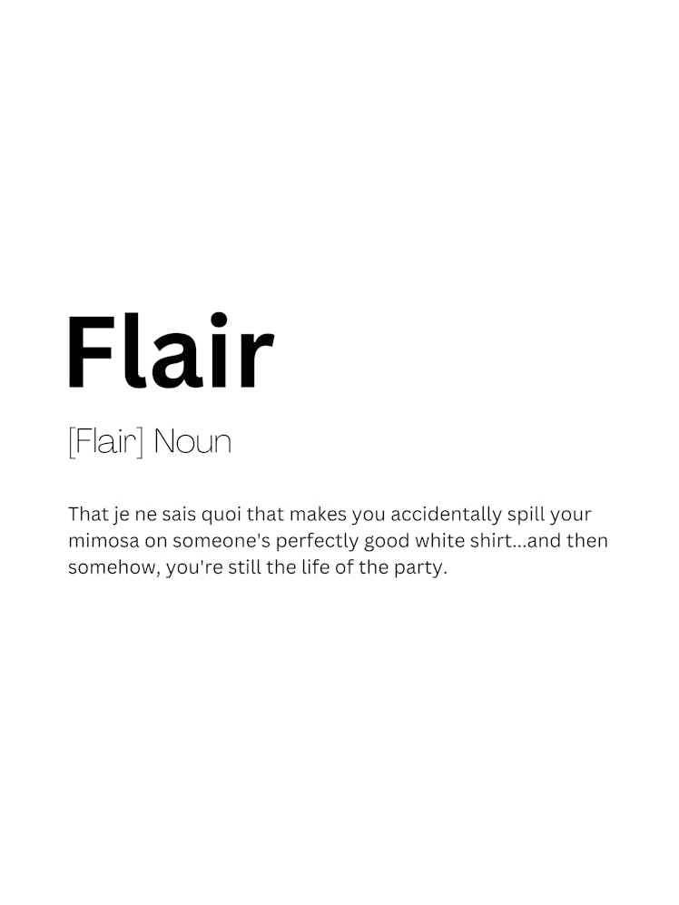 Flair Definition Meaning 1