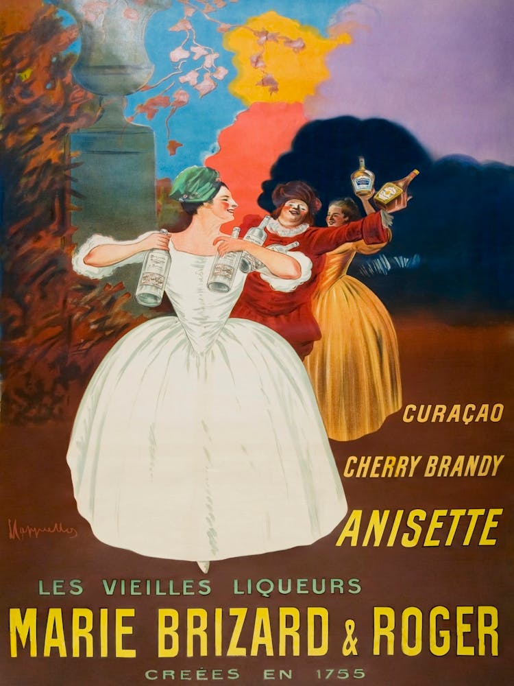 The Old Liqueurs Marie Brizard & Roger, Leonetto Cappiello