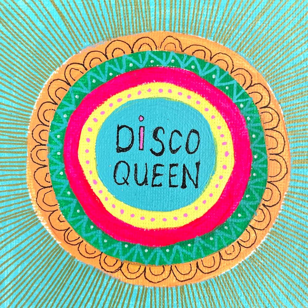 Disco Queen Dancing in the Kitchen Mandala