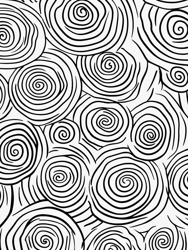 Spiralen nahtloses Muster