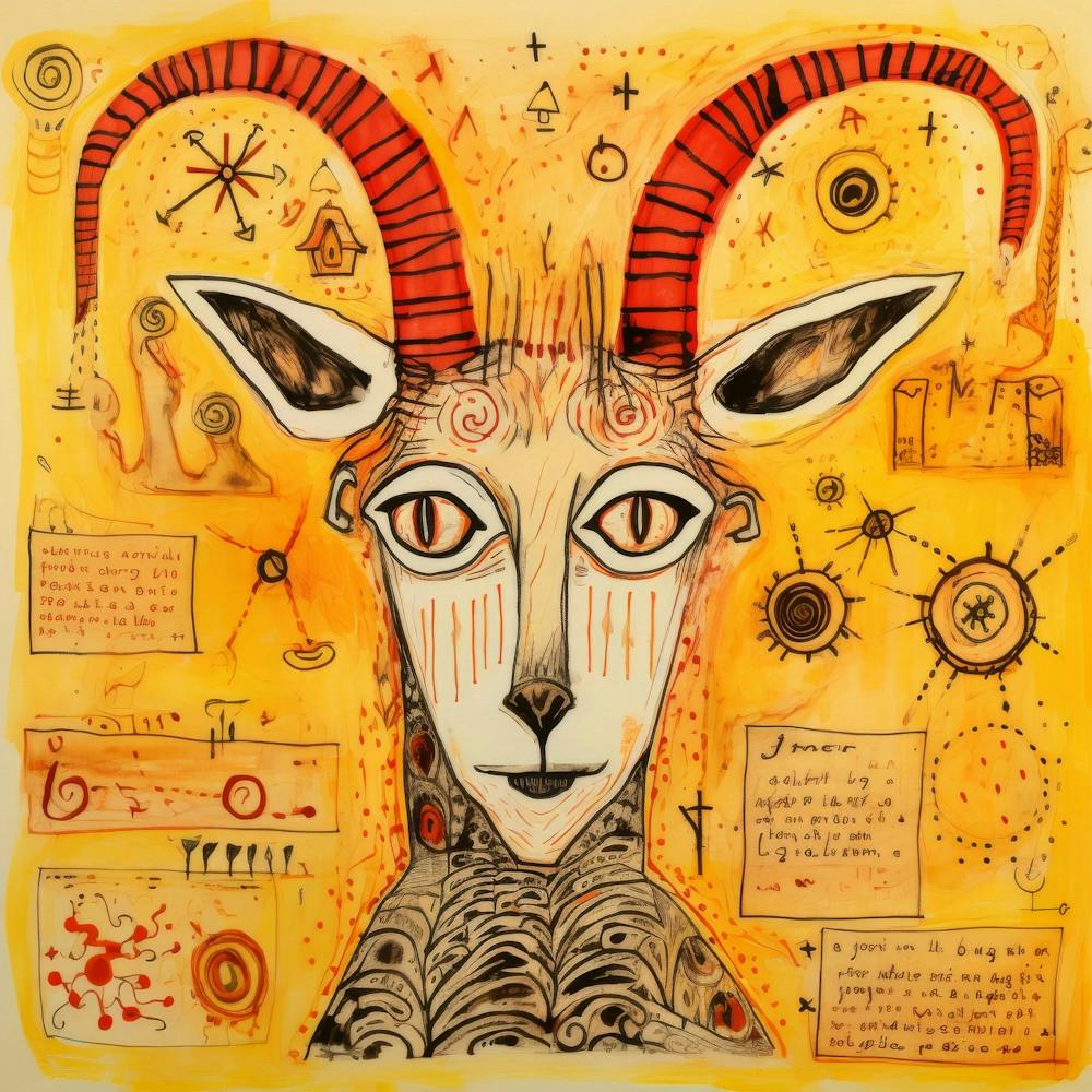 Abstract Mountain Goat 2