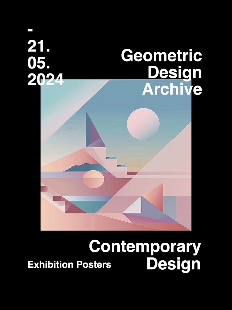 Geometric Design Archive Poster 25