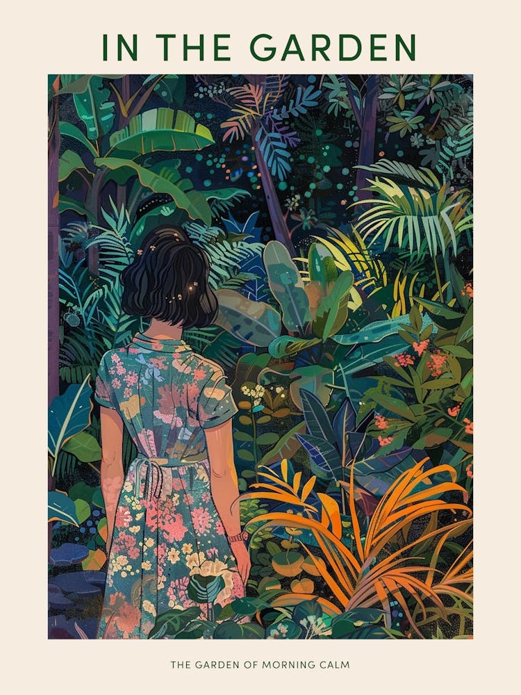 In The Garden Poster The Garden Of Morning Calm South Korea 1