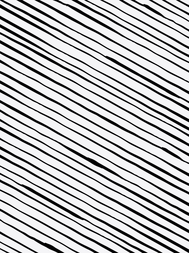 Motif Abstrait Rayé Noir et Blanc