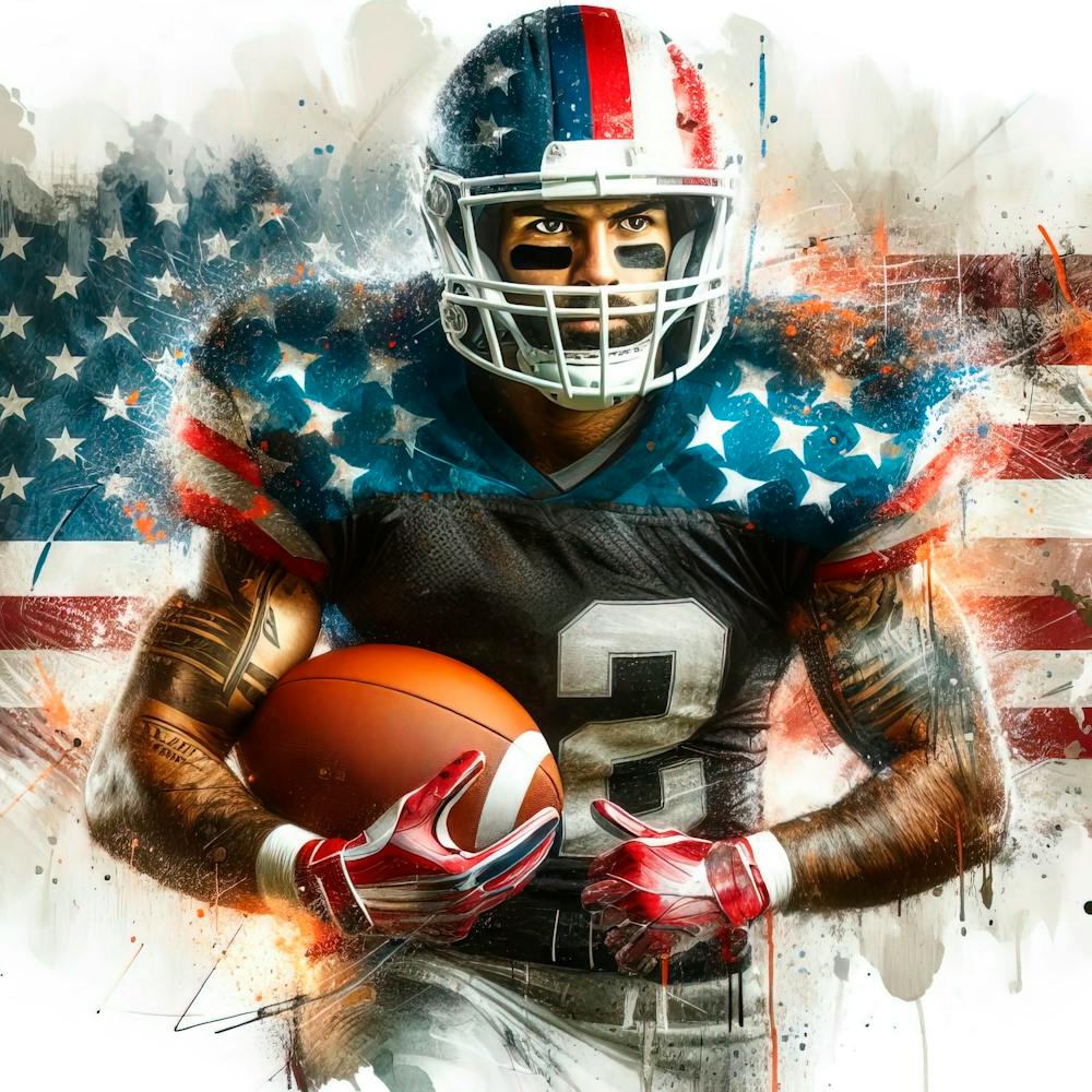 American Football Player 3