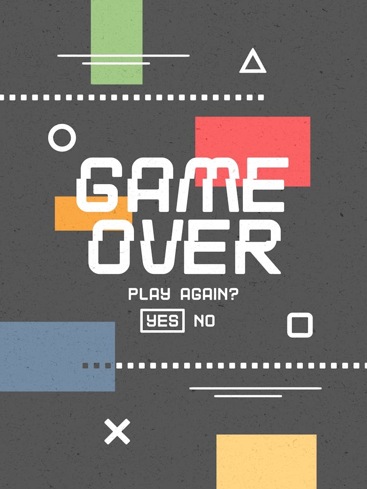 Game Over - Black Gaming