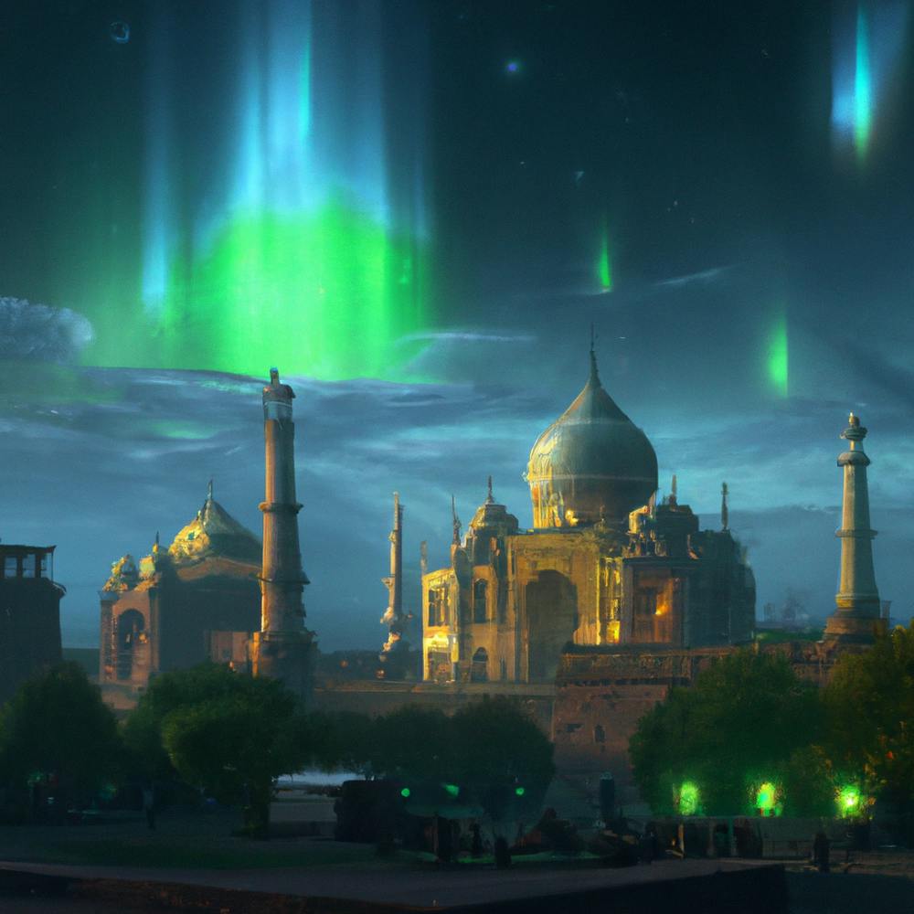 The majestic Taj Mahal