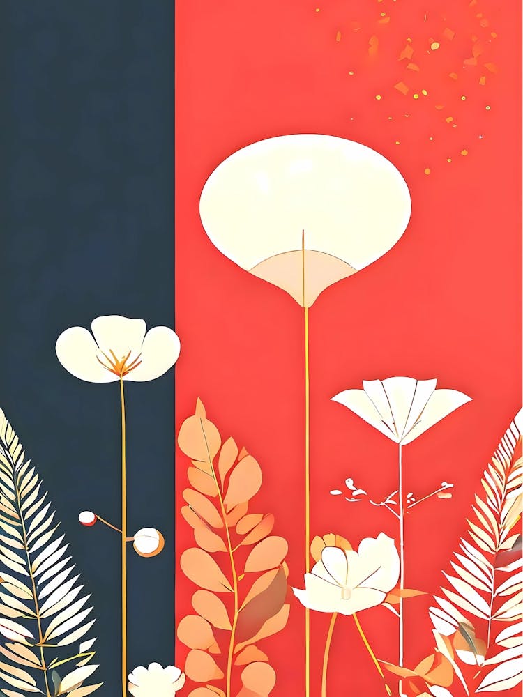 Abstract Contrast of Seasons