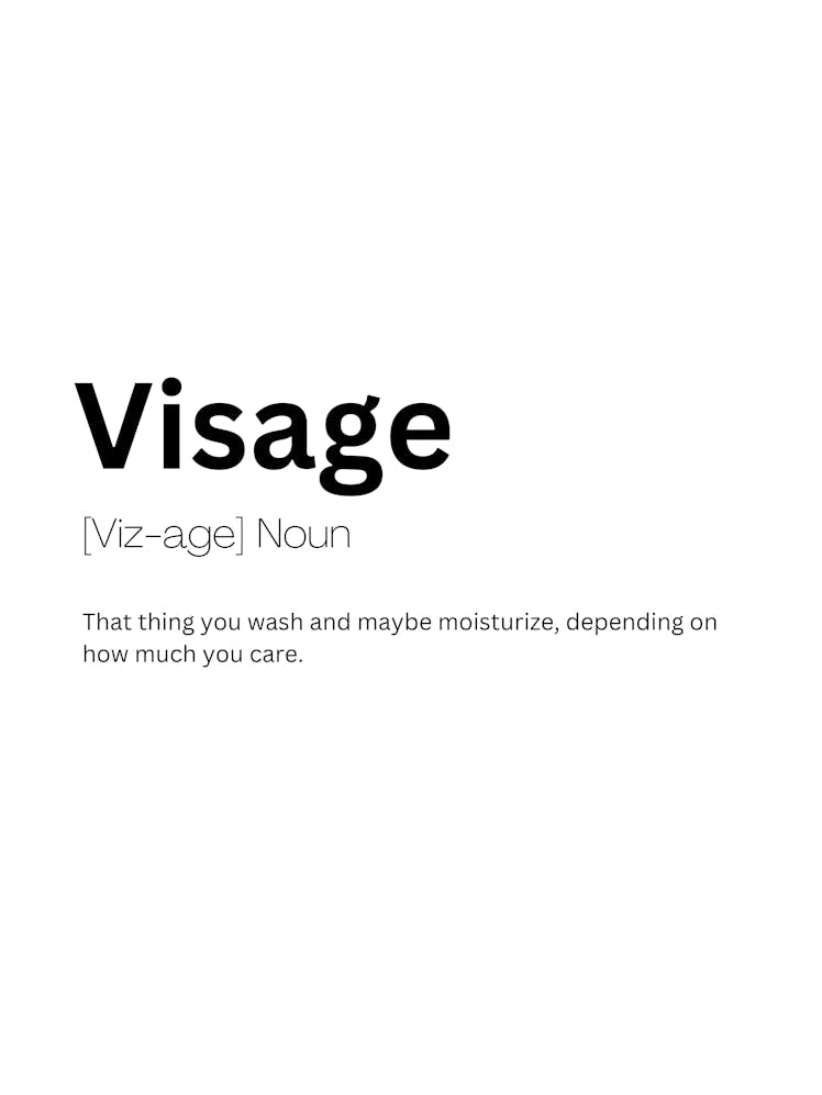 Visage Definition Meaning