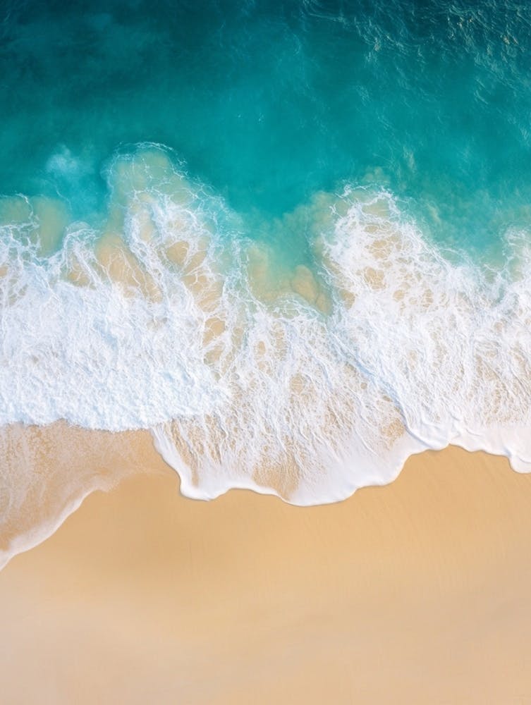 Beach Sand And Waves 3