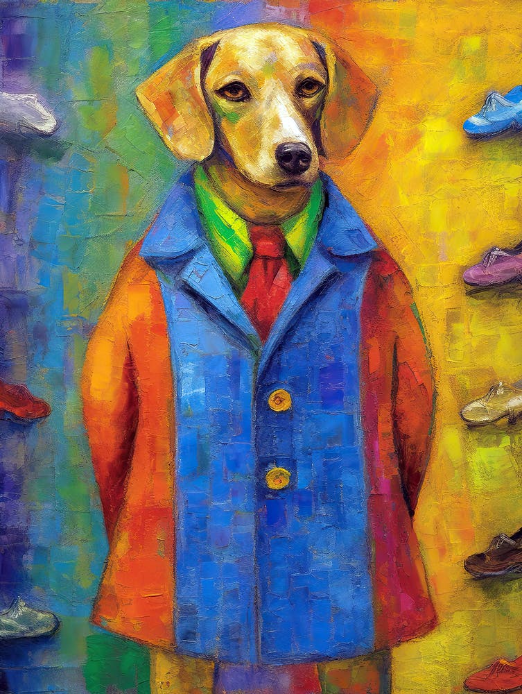 Vogue Tails; A Dog Oil Brushed Tale