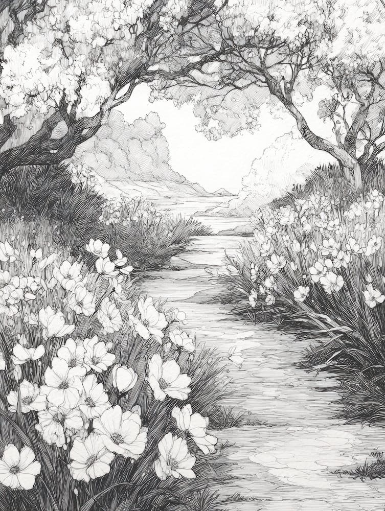 Path Through The Trees 1