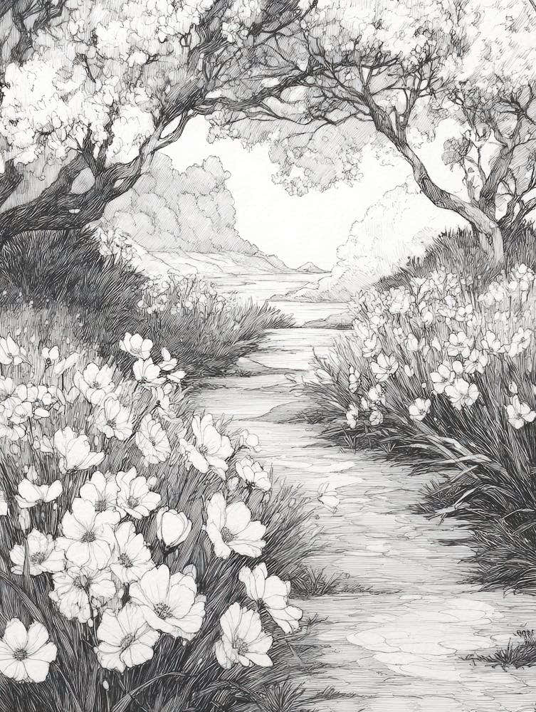 Path Through The Trees 1