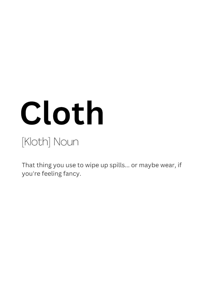 Cloth Definition Meaning