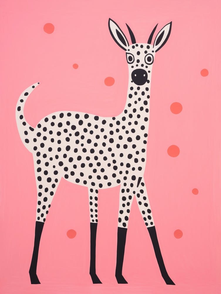 Pink Polka Dot Antelope 3
