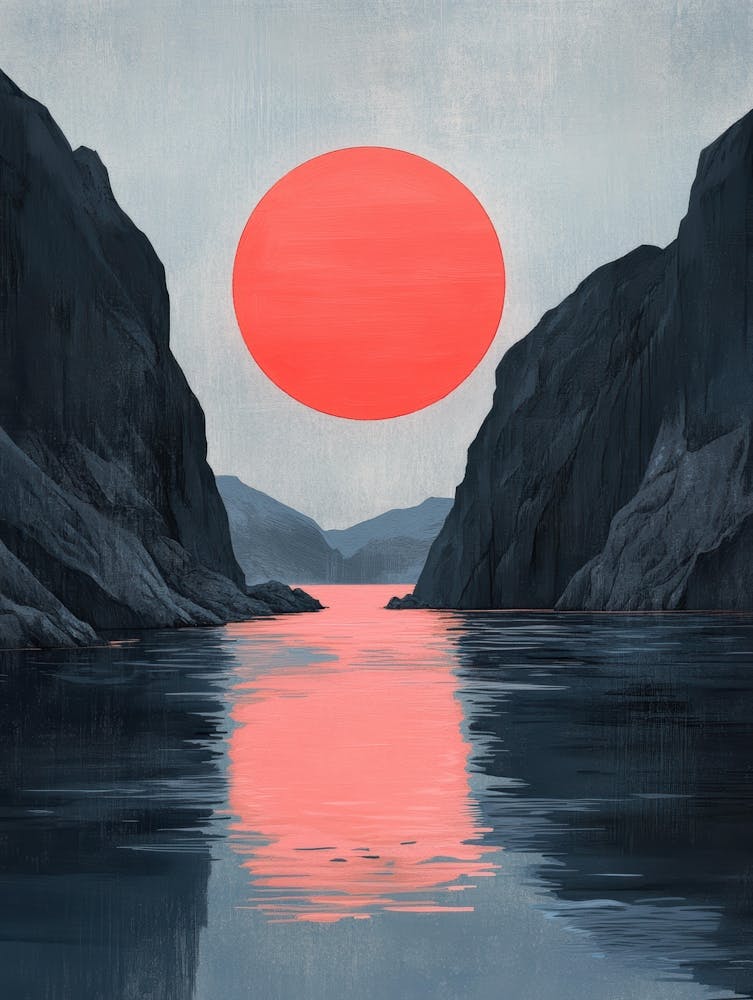 Sonnenuntergang über Wasser 8