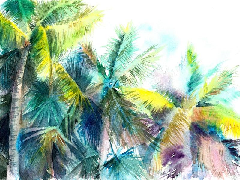Palm Beach Palms Watercolor
