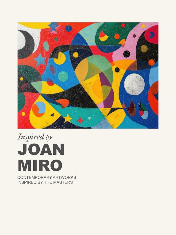 Museum Poster Inspired By Joan Miro 4