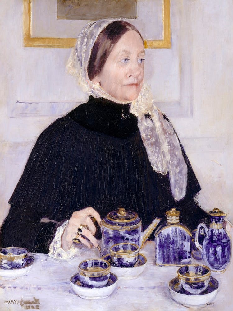 Lady At The Tea Table (1883–1885), Mary Cassatt