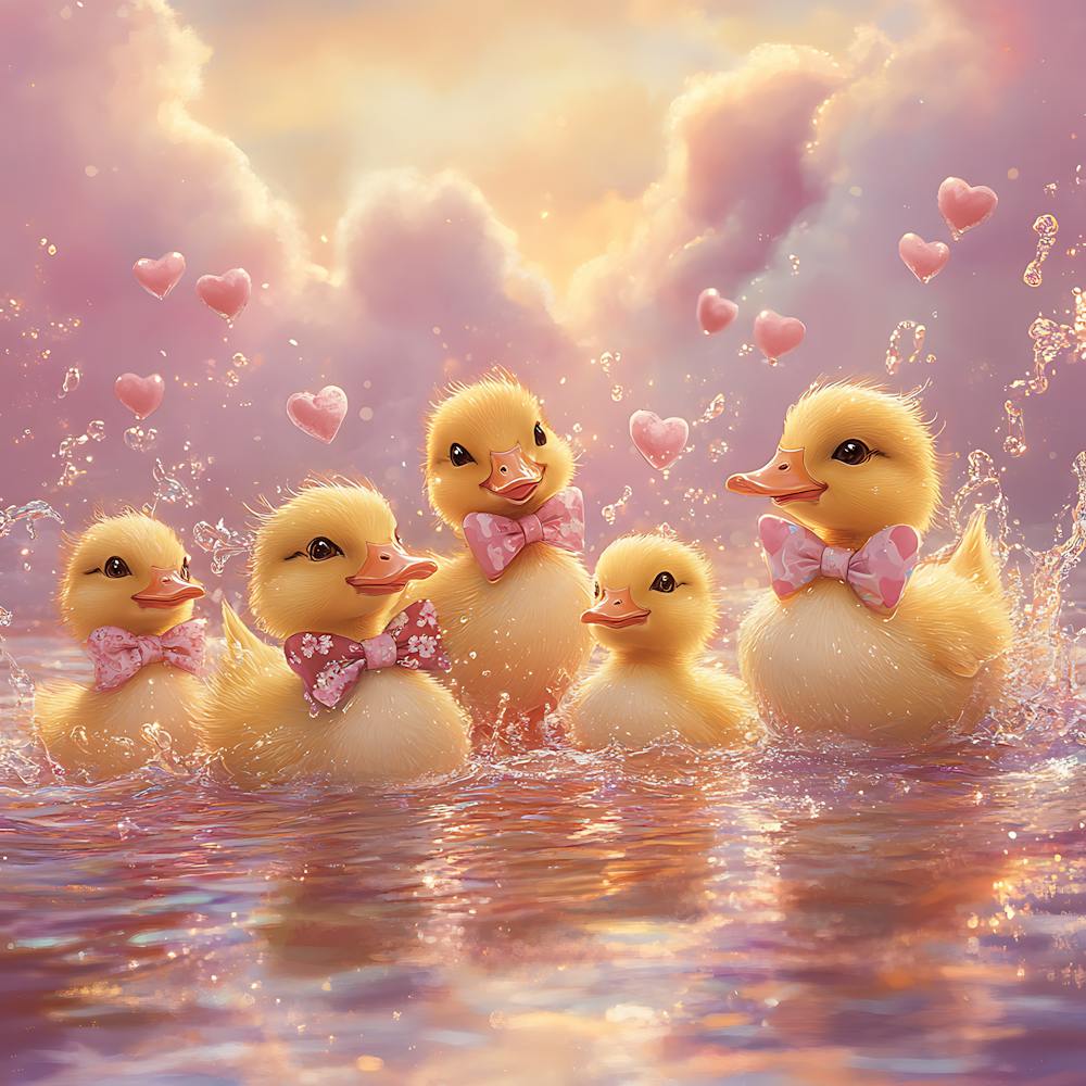 Ducks In The Water 8