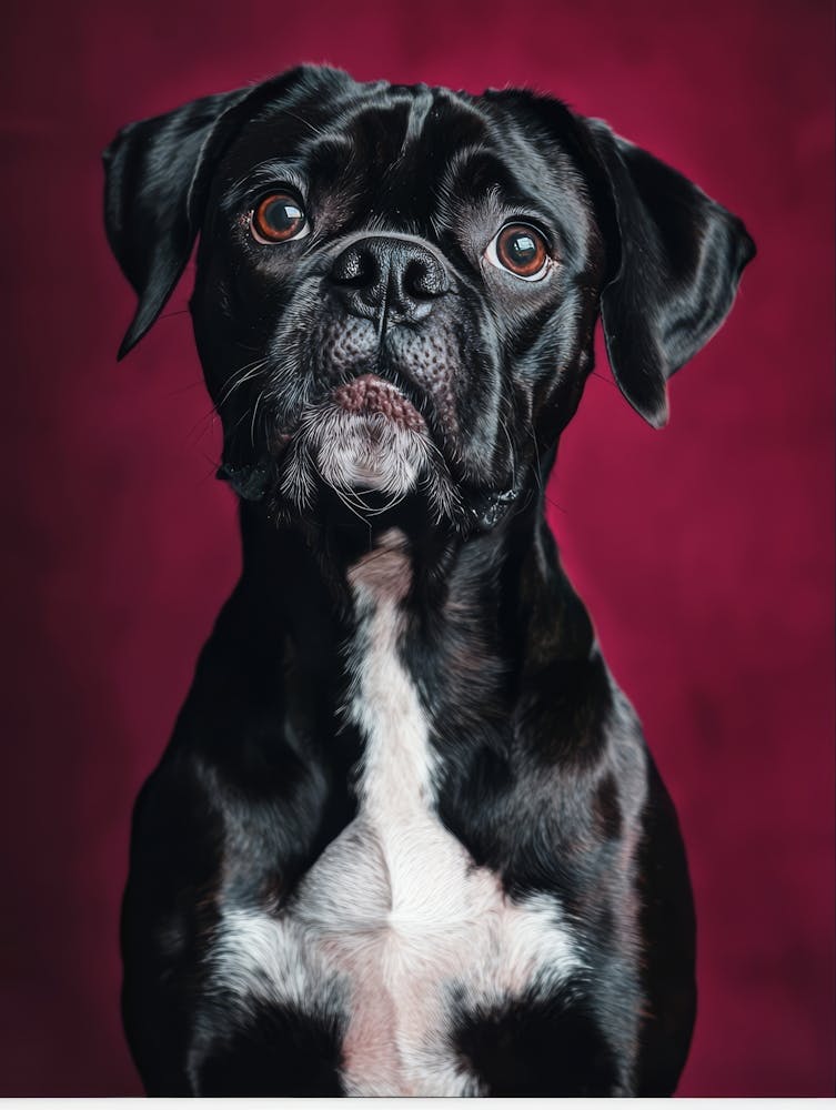 Portrait Of A Boxer Dog