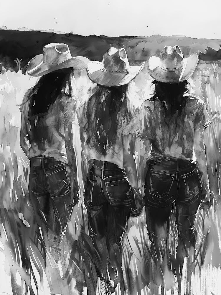 Three Cowgirls