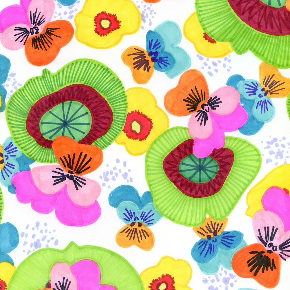 Hot Pansies